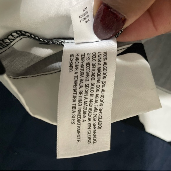 Kate Spade X Target Black and White Floral Crop Top - Picture 4 of 10